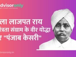 Lala Lajpat Rai | लाला लाजपत राय स्वतंत्रता संग्राम सेनानी, “पंजाब केसरी” के नाम से प्रसिद्ध Lala Lajpat Rai